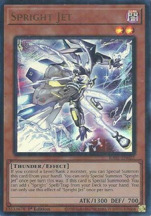 Spright Jet (Ultra Rare) (RA05-EN022) - Rarity Collection 5 1st Edition Rarity Collection 5 Yugioh Single Squirtle Squad Card Shop.