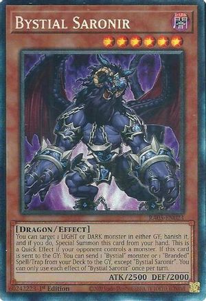 Bystial Saronir (Collector's Rare) (RA05-EN023) - Rarity Collection 5 1st Edition Rarity Collection 5 Yugioh Single Squirtle Squad Card Shop.