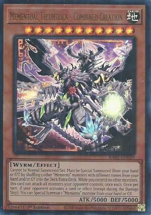 Mementoal Tecuhtlica - Combined Creation (Ultra Rare) (RA05-EN029) - Rarity Collection 5 1st Edition Rarity Collection 5 Yugioh Single Squirtle Squad Card Shop.