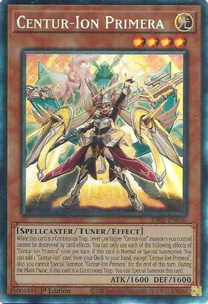 Centur-Ion Primera (Collector's Rare) (RA05-EN030) - Rarity Collection 5 1st Edition Rarity Collection 5 Yugioh Single Squirtle Squad Card Shop.