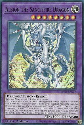 Albion the Sanctifire Dragon (RA05-EN037) - Rarity Collection 5 1st Edition Rarity Collection 5 Yugioh Single Squirtle Squad Card Shop.