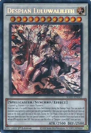 Despian Luluwalilith (Secret Rare) (RA05-EN042) - Rarity Collection 5 1st Edition Rarity Collection 5 Yugioh Single Squirtle Squad Card Shop.