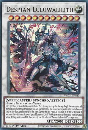 Despian Luluwalilith (RA05-EN042) - Rarity Collection 5 1st Edition Rarity Collection 5 Yugioh Single Squirtle Squad Card Shop.