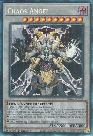 Chaos Angel (Collector's Rare) (RA05-EN043) - Rarity Collection 5 1st Edition Rarity Collection 5 Yugioh Single Squirtle Squad Card Shop.