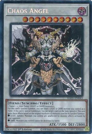 Chaos Angel (Secret Rare) (RA05-EN043) - Rarity Collection 5 1st Edition Rarity Collection 5 Yugioh Single Squirtle Squad Card Shop.