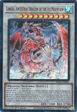 Lancea, Ancestral Dragon of the Ice Mountain (Ultra Rare) (RA05-EN045) - Rarity Collection 5 1st Edition Rarity Collection 5 Yugioh Single Squirtle Squad Card Shop.