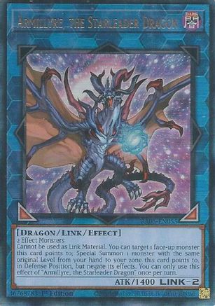 Armillyre, the Starleader Dragon (Ultimate Rare) (RA05-EN055) - Rarity Collection 5 1st Edition Rarity Collection 5 Yugioh Single Squirtle Squad Card Shop.