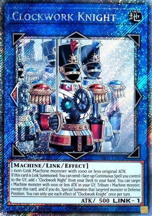 Clockwork Knight (Platinum Secret Rare) (RA05-EN058) - Rarity Collection 5 1st Edition Rarity Collection 5 Yugioh Single Squirtle Squad Card Shop.