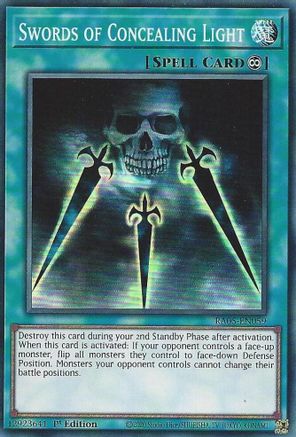 Swords of Concealing Light (RA05-EN059) - Rarity Collection 5 1st Edition Rarity Collection 5 Yugioh Single Squirtle Squad Card Shop.
