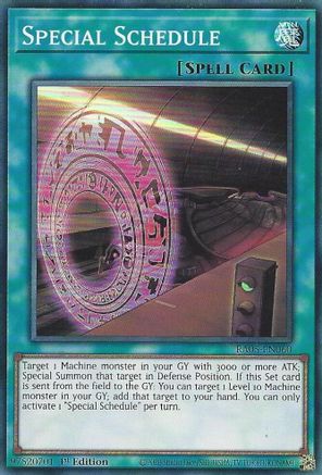 Special Schedule (RA05-EN060) - Rarity Collection 5 1st Edition Rarity Collection 5 Yugioh Single Squirtle Squad Card Shop.