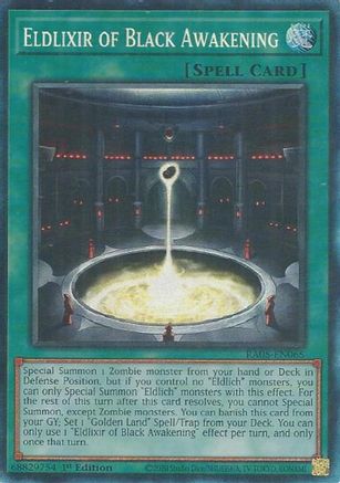 Eldlixir of Black Awakening (Collector's Rare) (RA05-EN065) - Rarity Collection 5 1st Edition Rarity Collection 5 Yugioh Single Squirtle Squad Card Shop.