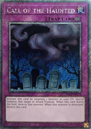 Call of the Haunted (Platinum Secret Rare) (RA05-EN076) - Rarity Collection 5 1st Edition Rarity Collection 5 Yugioh Single Squirtle Squad Card Shop.