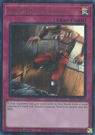 Trap Dustshoot (Ultra Rare) (RA05-EN077) - Rarity Collection 5 1st Edition Rarity Collection 5 Yugioh Single Squirtle Squad Card Shop.
