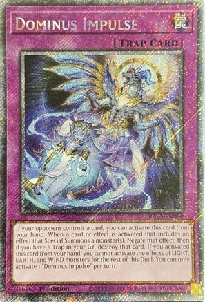 Dominus Impulse (Platinum Secret Rare) (RA05-EN080) - Rarity Collection 5 1st Edition Rarity Collection 5 Yugioh Single Squirtle Squad Card Shop.