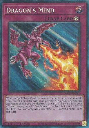 Dragon's Mind (Collector's Rare) (RA05-EN082) - Rarity Collection 5 1st Edition Rarity Collection 5 Yugioh Single Squirtle Squad Card Shop.