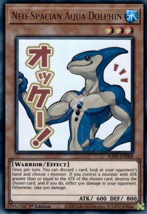 Neo-Spacian Aqua Dolphin (RA05-EN088) - Rarity Collection 5 1st Edition Rarity Collection 5 Yugioh Single Squirtle Squad Card Shop.