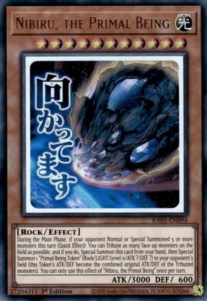 Nibiru, the Primal Being (RA05-EN094) - Rarity Collection 5 1st Edition Rarity Collection 5 Yugioh Single Squirtle Squad Card Shop.