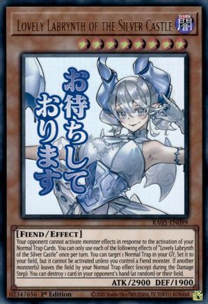 Lovely Labrynth of the Silver Castle (RA05-EN099) - Rarity Collection 5 1st Edition Rarity Collection 5 Yugioh Single Squirtle Squad Card Shop.