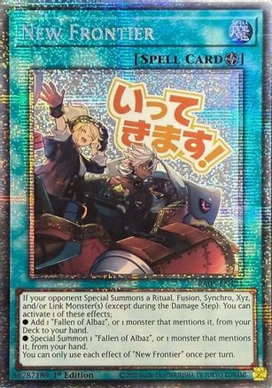 New Frontier (Starlight Rare) (RA05-EN121) - Rarity Collection 5 1st Edition Rarity Collection 5 Yugioh Single Squirtle Squad Card Shop.