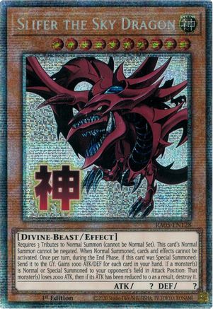 Slifer the Sky Dragon (Starlight Rare) (RA05-EN128) - Rarity Collection 5 1st Edition Rarity Collection 5 Yugioh Single Squirtle Squad Card Shop.