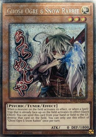 Ghost Ogre & Snow Rabbit (Starlight Rare) (RA05-EN131) - Rarity Collection 5 1st Edition Rarity Collection 5 Yugioh Single Squirtle Squad Card Shop.