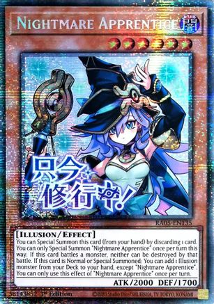 Nightmare Apprentice (Starlight Rare) (RA05-EN135) - Rarity Collection 5 1st Edition Rarity Collection 5 Yugioh Single Squirtle Squad Card Shop.
