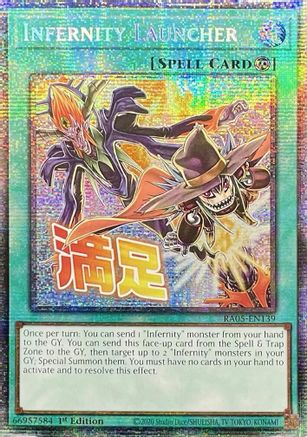 Infernity Launcher (Starlight Rare) (RA05-EN139) - Rarity Collection 5 1st Edition Rarity Collection 5 Yugioh Single Squirtle Squad Card Shop.
