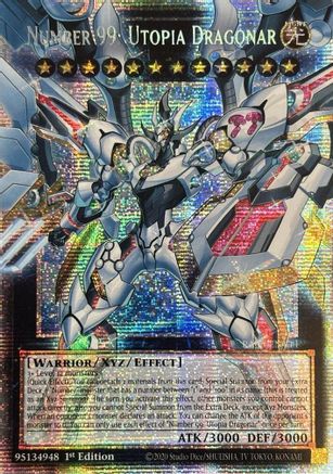 Number 99: Utopia Dragonar (Starlight Rare) (RA05-EN144) - Rarity Collection 5 1st Edition Rarity Collection 5 Yugioh Single Squirtle Squad Card Shop.