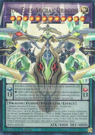 Odd-Eyes Arcray Dragon (RA05-EN145) - Rarity Collection 5 1st Edition Rarity Collection 5 Yugioh Single Squirtle Squad Card Shop.