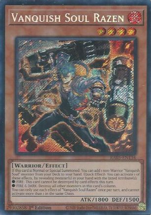 Vanquish Soul Razen (Secret Rare) (RA05-EN134) - Rarity Collection 5 1st Edition Rarity Collection 5 Yugioh Single Squirtle Squad Card Shop.