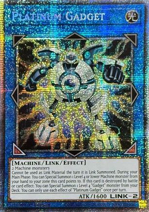 Platinum Gadget (Starlight Rare) (RA05-EN054) - Rarity Collection 5 1st Edition Rarity Collection 5 Yugioh Single Squirtle Squad Card Shop.