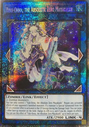 Yuki-Onna, the Absolute Zero Mayakashi (Starlight Rare) (RA05-EN057) - Rarity Collection 5 1st Edition Rarity Collection 5 Yugioh Single Squirtle Squad Card Shop.
