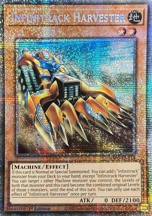 Infinitrack Harvester (Starlight Rare) (RA05-EN014) - Rarity Collection 5 1st Edition Rarity Collection 5 Yugioh Single Squirtle Squad Card Shop.