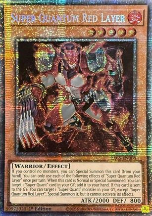 Super Quantum Red Layer (Starlight Rare) (RA05-EN008) - Rarity Collection 5 1st Edition Rarity Collection 5 Yugioh Single Squirtle Squad Card Shop.