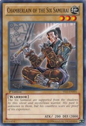 Chamberlain of the Six Samurai (YS13-EN005) - Super Starter: V for Victory 1st Edition Super Starter: V for Victory Yugioh Single Squirtle Squad Card Shop.