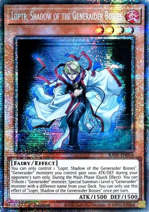 Loptr, Shadow of the Generaider Bosses (Starlight Rare) (RA05-EN016) - Rarity Collection 5 1st Edition Rarity Collection 5 Yugioh Single Squirtle Squad Card Shop.