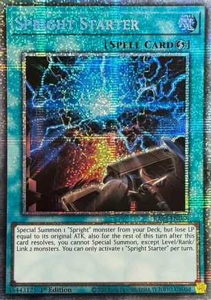 Spright Starter (Starlight Rare) (RA05-EN068) - Rarity Collection 5 1st Edition Rarity Collection 5 Yugioh Single Squirtle Squad Card Shop.