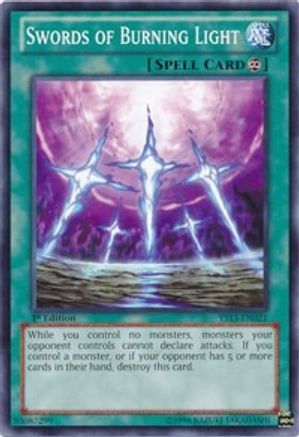 Swords of Burning Light (YS13-EN021) - Super Starter: V for Victory 1st Edition Super Starter: V for Victory Yugioh Single Squirtle Squad Card Shop.