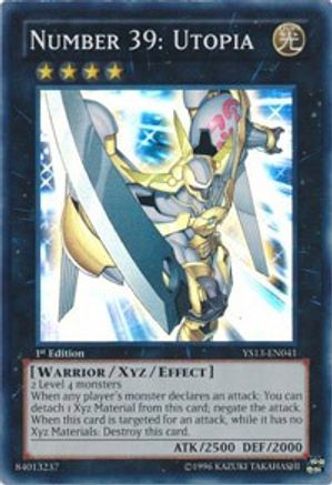 Number 39: Utopia (YS13-EN041) - Super Starter: V for Victory 1st Edition Super Starter: V for Victory Yugioh Single Squirtle Squad Card Shop.