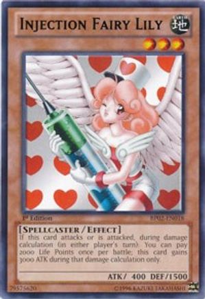 Injection Fairy Lily (BP02-EN018) - Battle Pack 2: War of the Giants 1st Edition Battle Pack 2: War of the Giants Yugioh Single Squirtle Squad Card Shop.