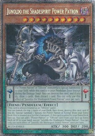 Junoldo the Shadespirit Power Patron (Starlight Rare) (BLZD-EN013) - Blazing Dominion 1st Edition Blazing Dominion Yugioh Single Squirtle Squad Card Shop.