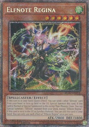 Elfnote Regina (Starlight Rare) (BLZD-EN014) - Blazing Dominion 1st Edition Blazing Dominion Yugioh Single Squirtle Squad Card Shop.