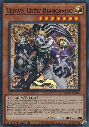 Clown Crew Biancaviso (BLZD-EN015) - Blazing Dominion 1st Edition Blazing Dominion Yugioh Single Squirtle Squad Card Shop.