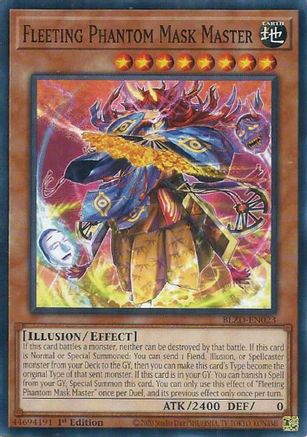Fleeting Phantom Mask Master (BLZD-EN023) - Blazing Dominion 1st Edition Blazing Dominion Yugioh Single Squirtle Squad Card Shop.