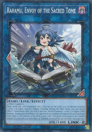 Rahamu, Envoy of the Sacred Tome (BLZD-EN051) - Blazing Dominion 1st Edition Blazing Dominion Yugioh Single Squirtle Squad Card Shop.