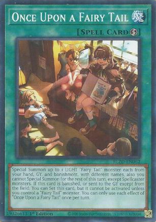 Once Upon a Fairy Tail (BLZD-EN062) - Blazing Dominion 1st Edition Blazing Dominion Yugioh Single Squirtle Squad Card Shop.