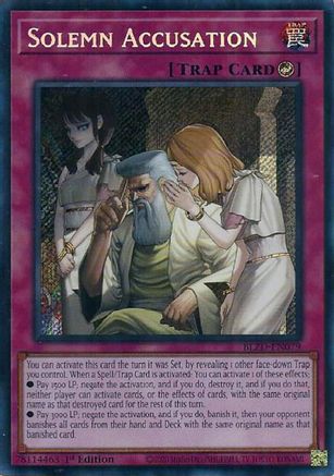 Solemn Accusation (BLZD-EN079) - Blazing Dominion 1st Edition Blazing Dominion Yugioh Single Squirtle Squad Card Shop.
