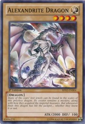 Alexandrite Dragon (BP02-EN004) - Battle Pack 2: War of the Giants 1st Edition Battle Pack 2: War of the Giants Yugioh Single Squirtle Squad Card Shop.