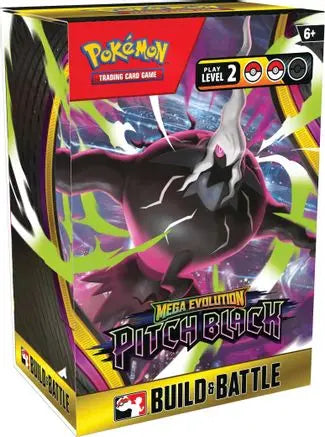 Pitch Black Build & Battle Box ME05: Pitch Black Pokemon Sealed Squirtle Squad Card Shop.