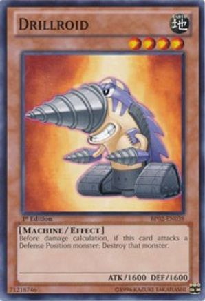 Drillroid (BP02-EN038) - Battle Pack 2: War of the Giants Unlimited Battle Pack 2: War of the Giants Yugioh Single Squirtle Squad Card Shop.